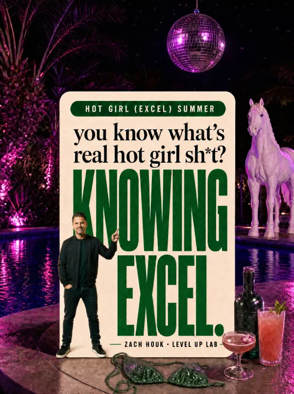 Hot Girl Excel Summer